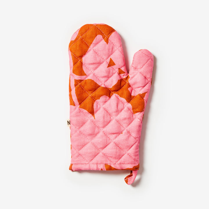 Carmine Pink Oven Mitt