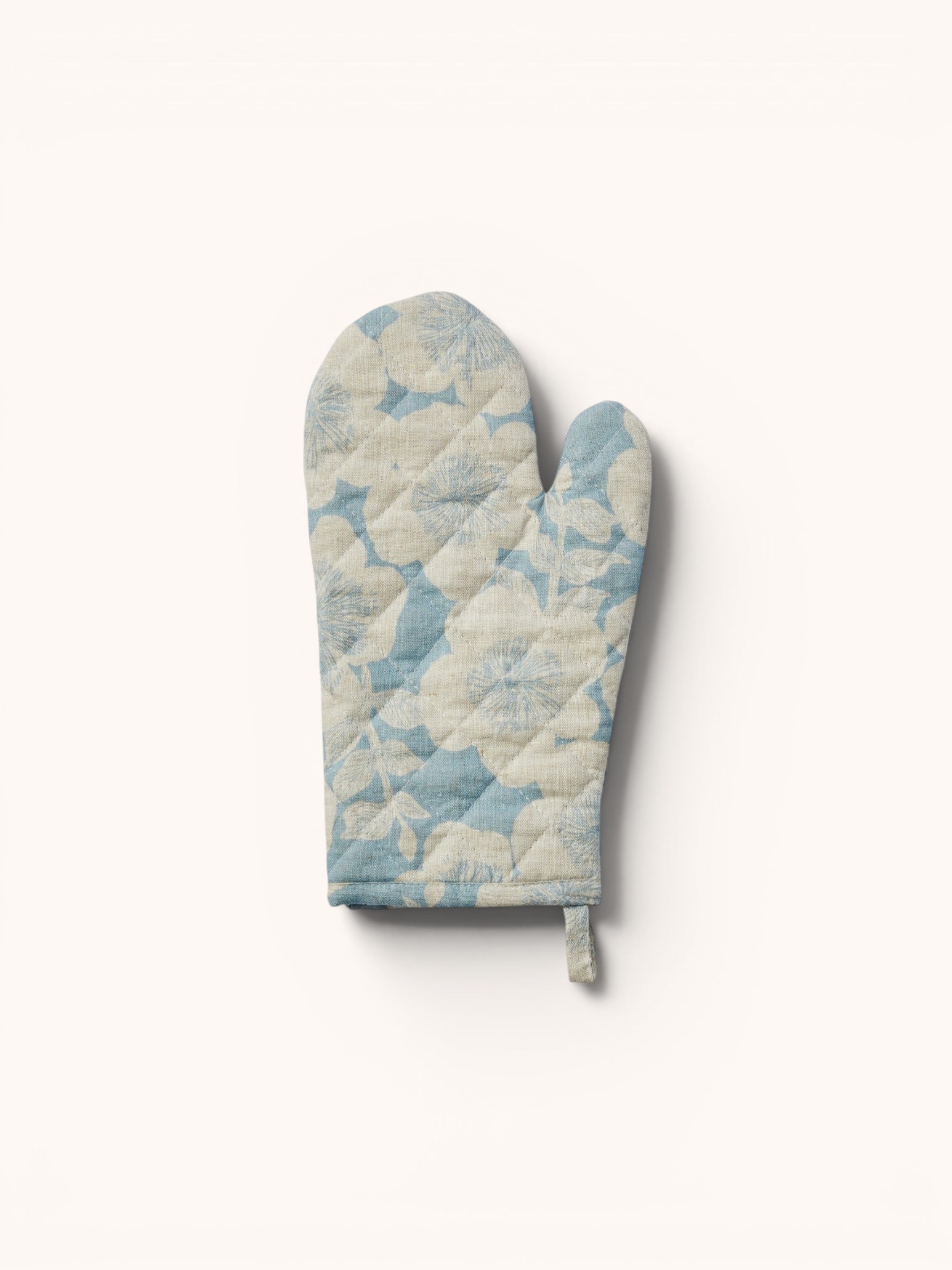 Jardin Dove Linen Oven Mitt
