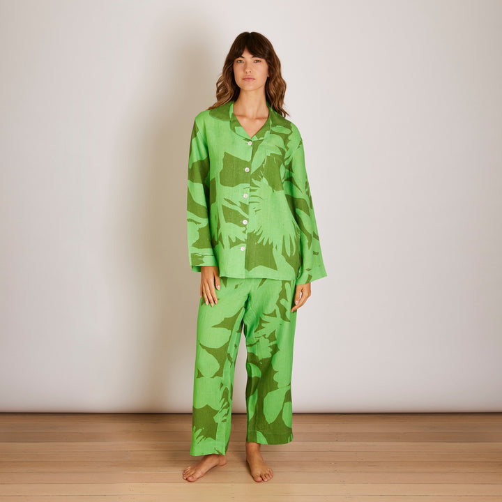 Carmine Green Pyjama Set