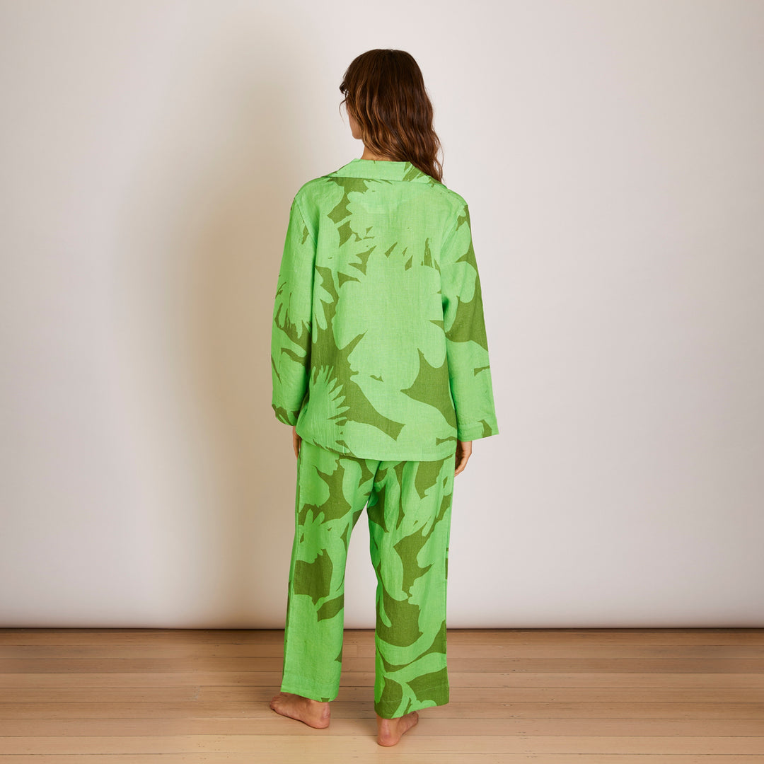 Carmine Green Pyjama Set