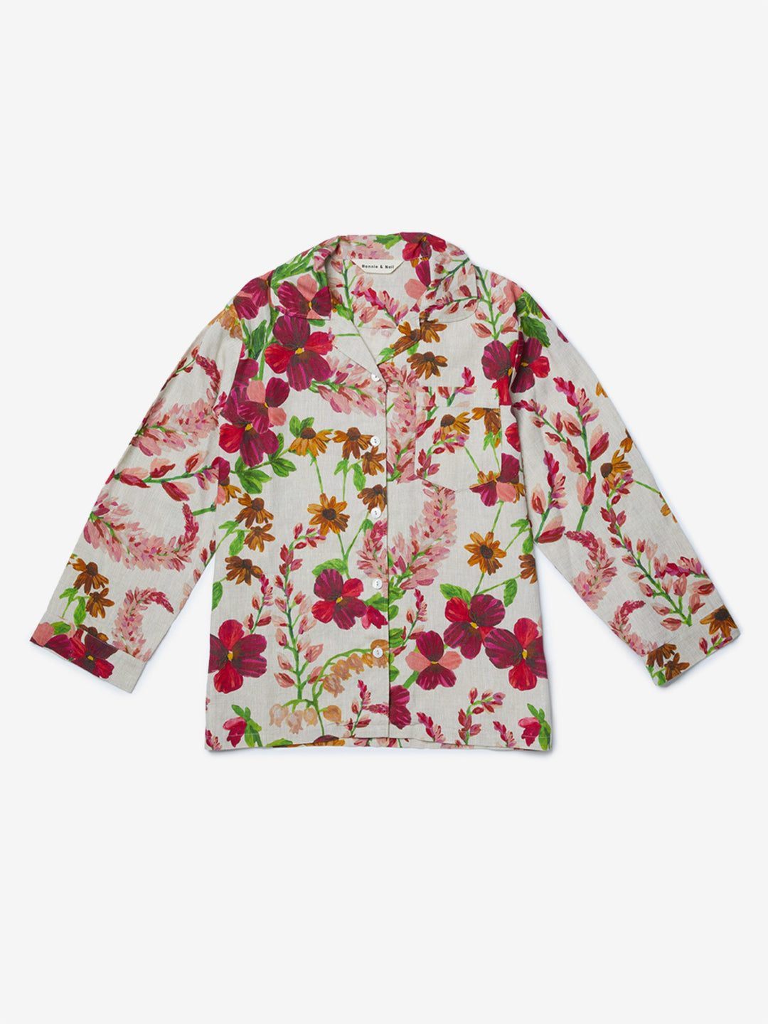 Lupin Multi Linen Pyjama Set