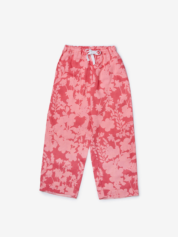 Petal Pink Linen Pyjama Set
