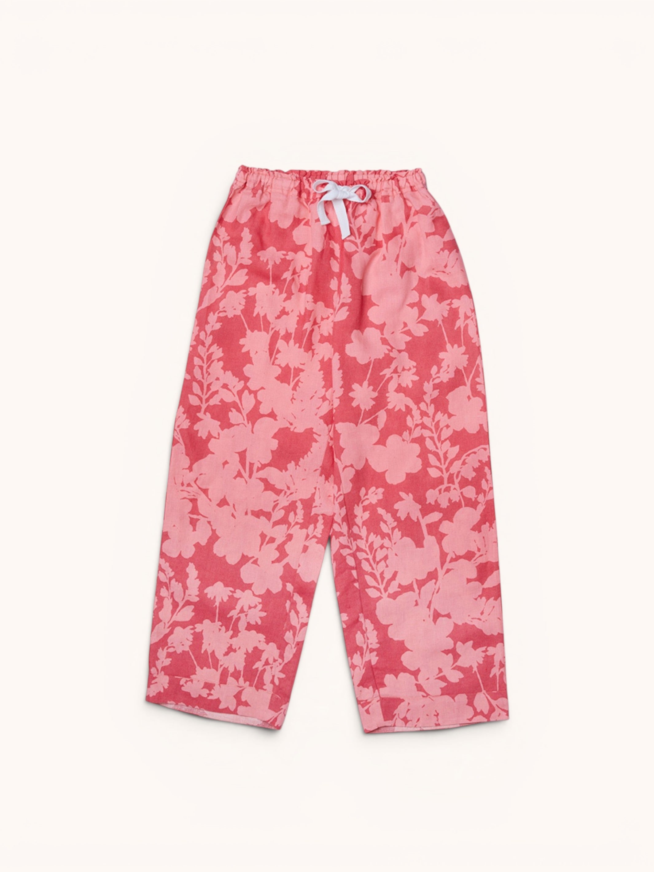 Petal Pink Linen Pyjama Set - Almost Perfect