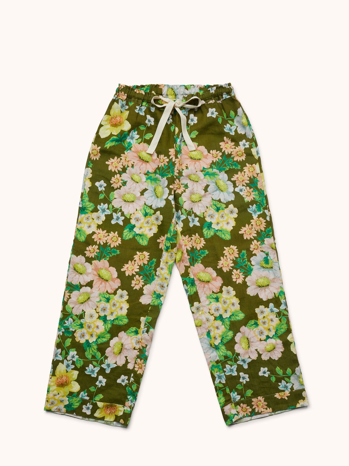 Buttercup Olive Linen Pyjama Set