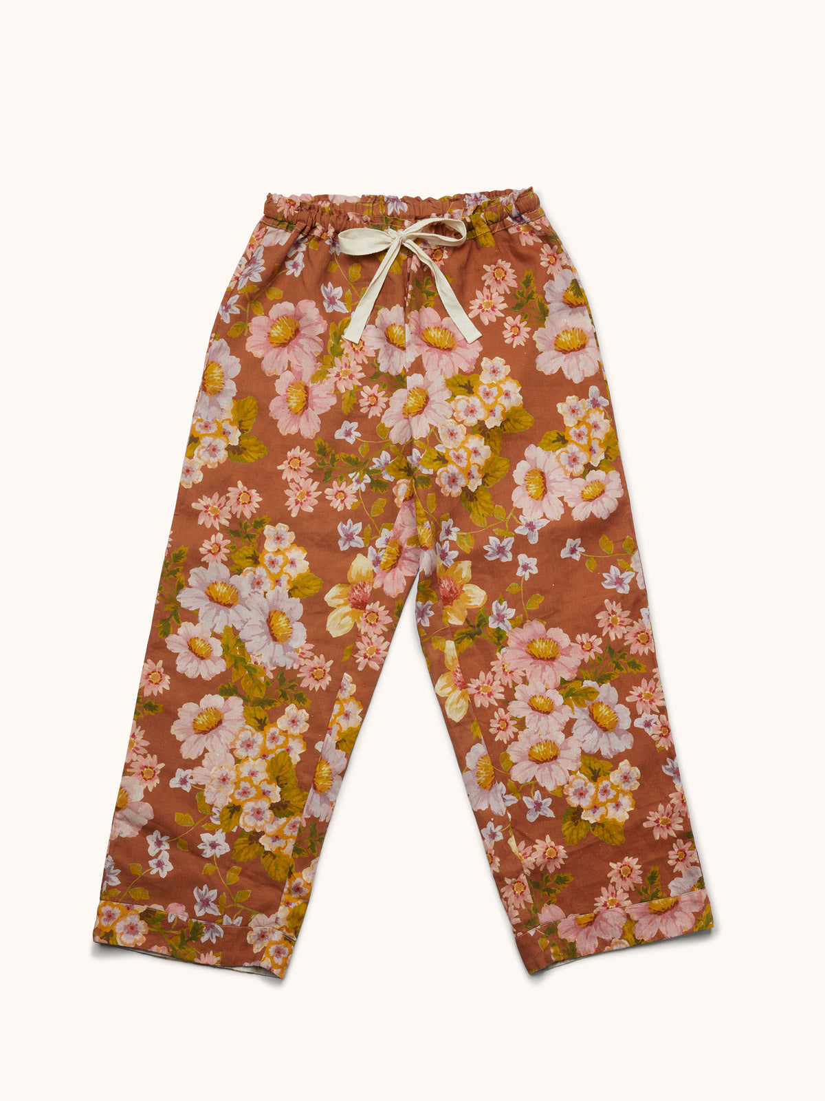 Buttercup Rust Linen Pyjama Set