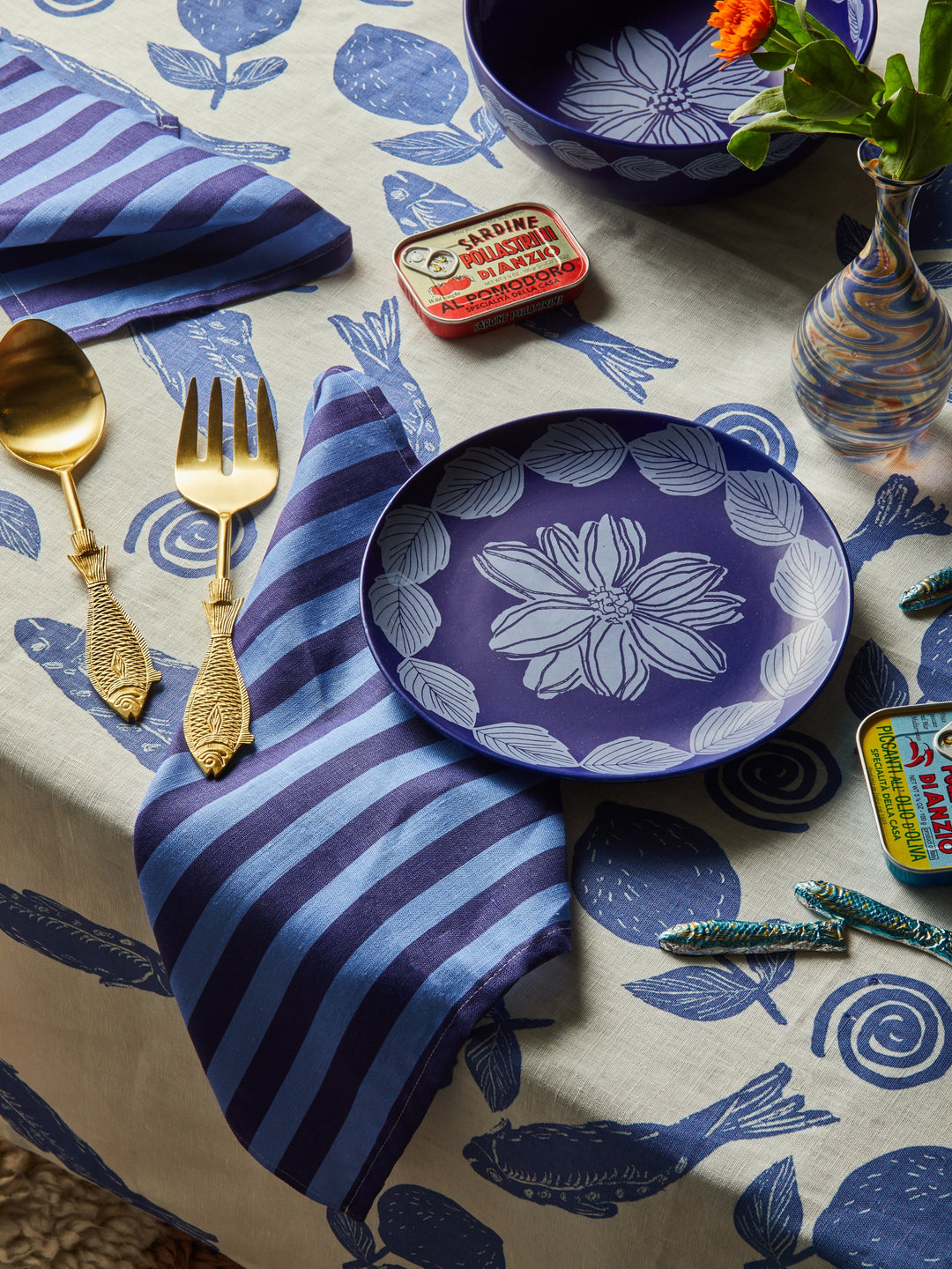 Margot Cobalt Plate - Almost Perfect