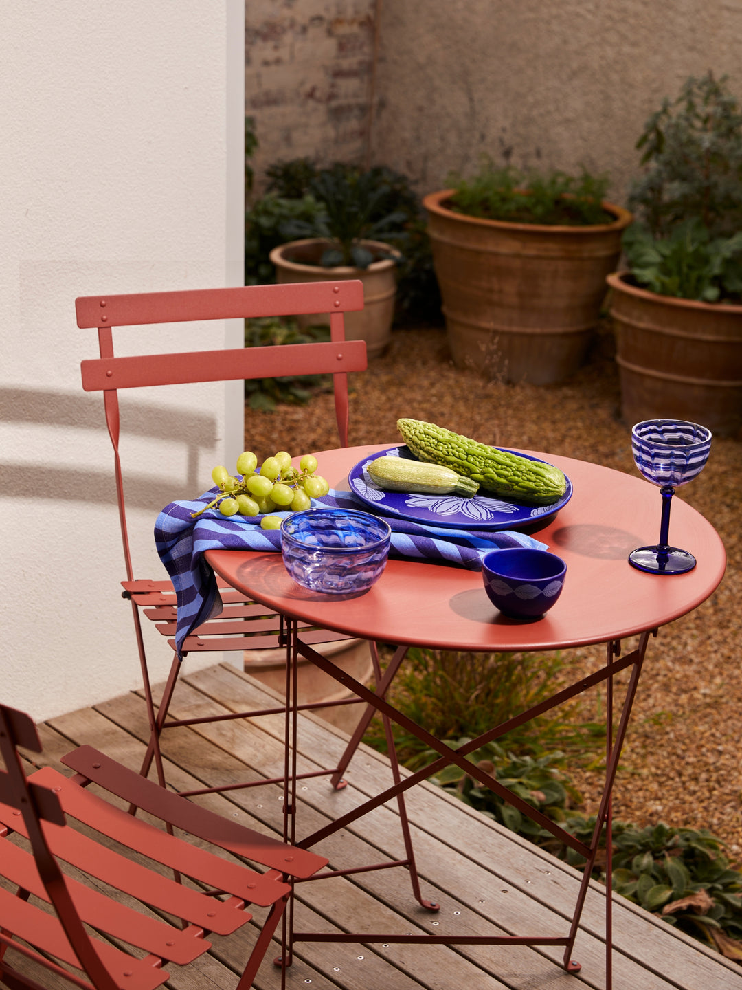 Margot Cobalt Plate - Almost Perfect