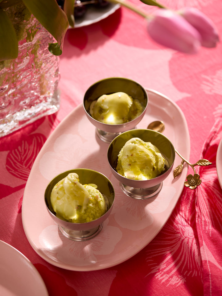 Jardin Pink Oval Plate