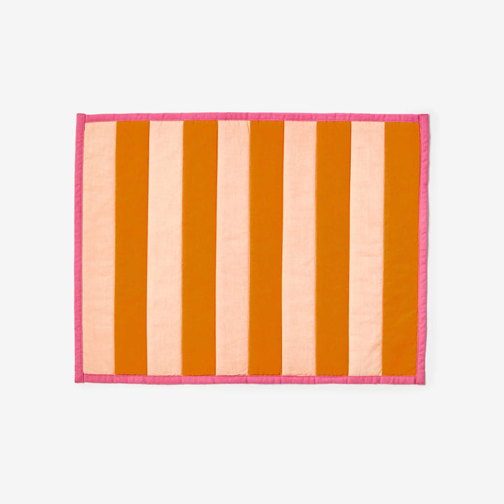 Stripe Peach Placemats