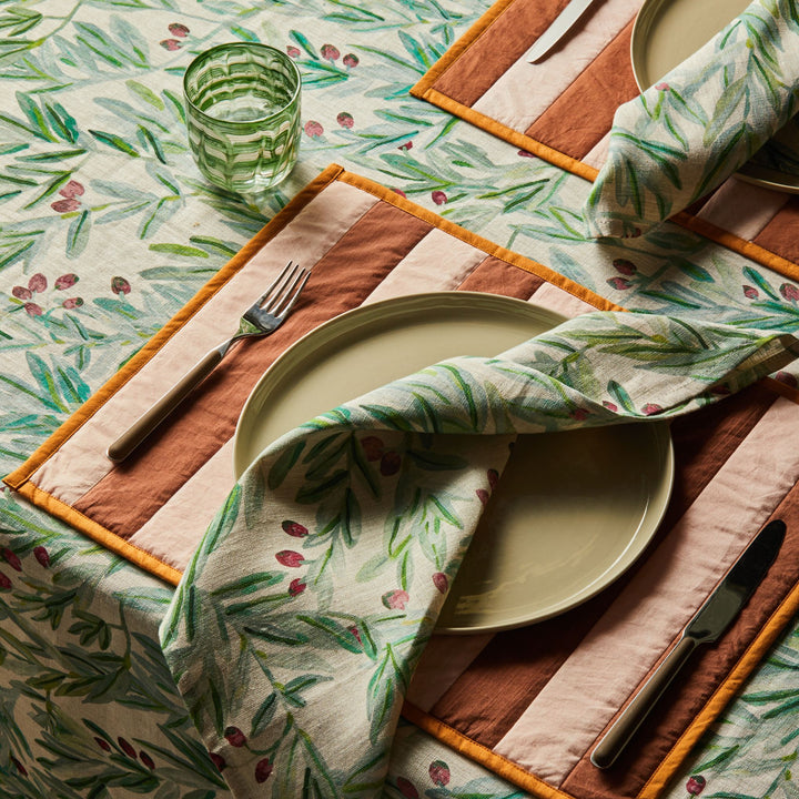 Stripe Brown Placemats