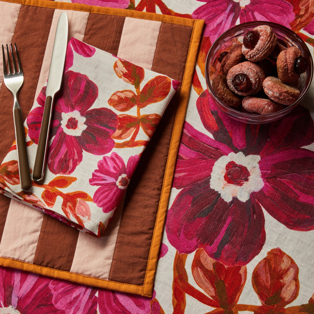 Stripe Brown Placemats