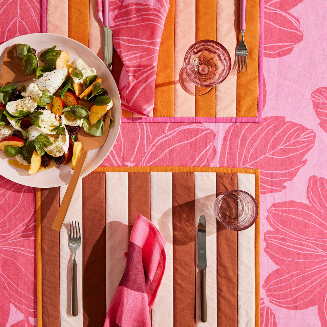 Stripe Brown Placemats