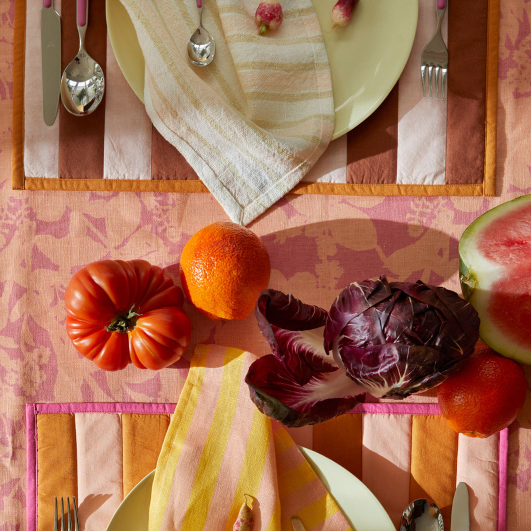 Stripe Brown Placemats