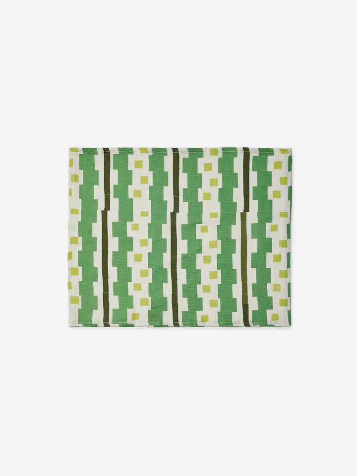 Bauhaus Green Placemat Set
