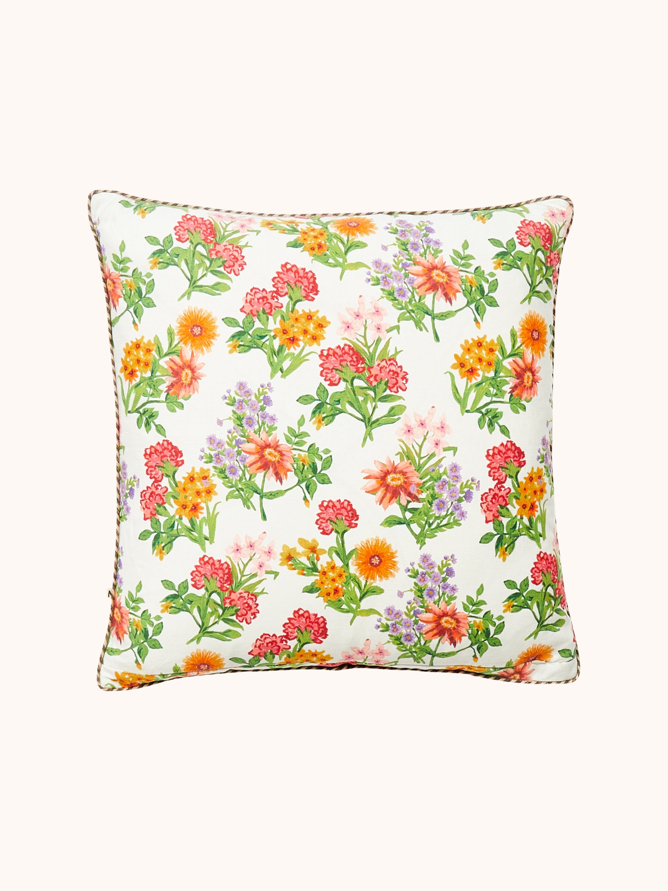 Small Dogwood Mustard Cushion - Almost Perfect