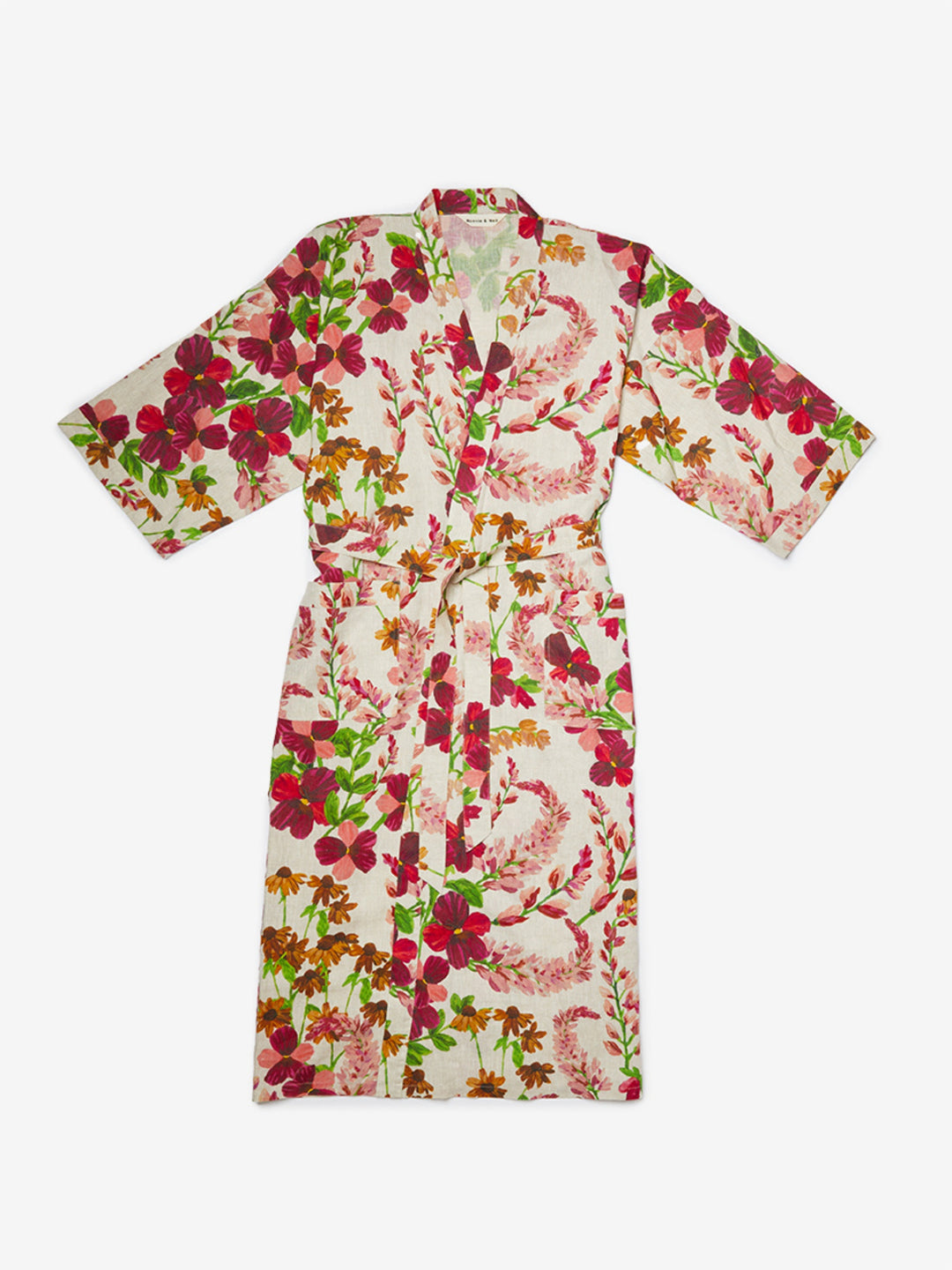 Lupin Multi Linen Robe