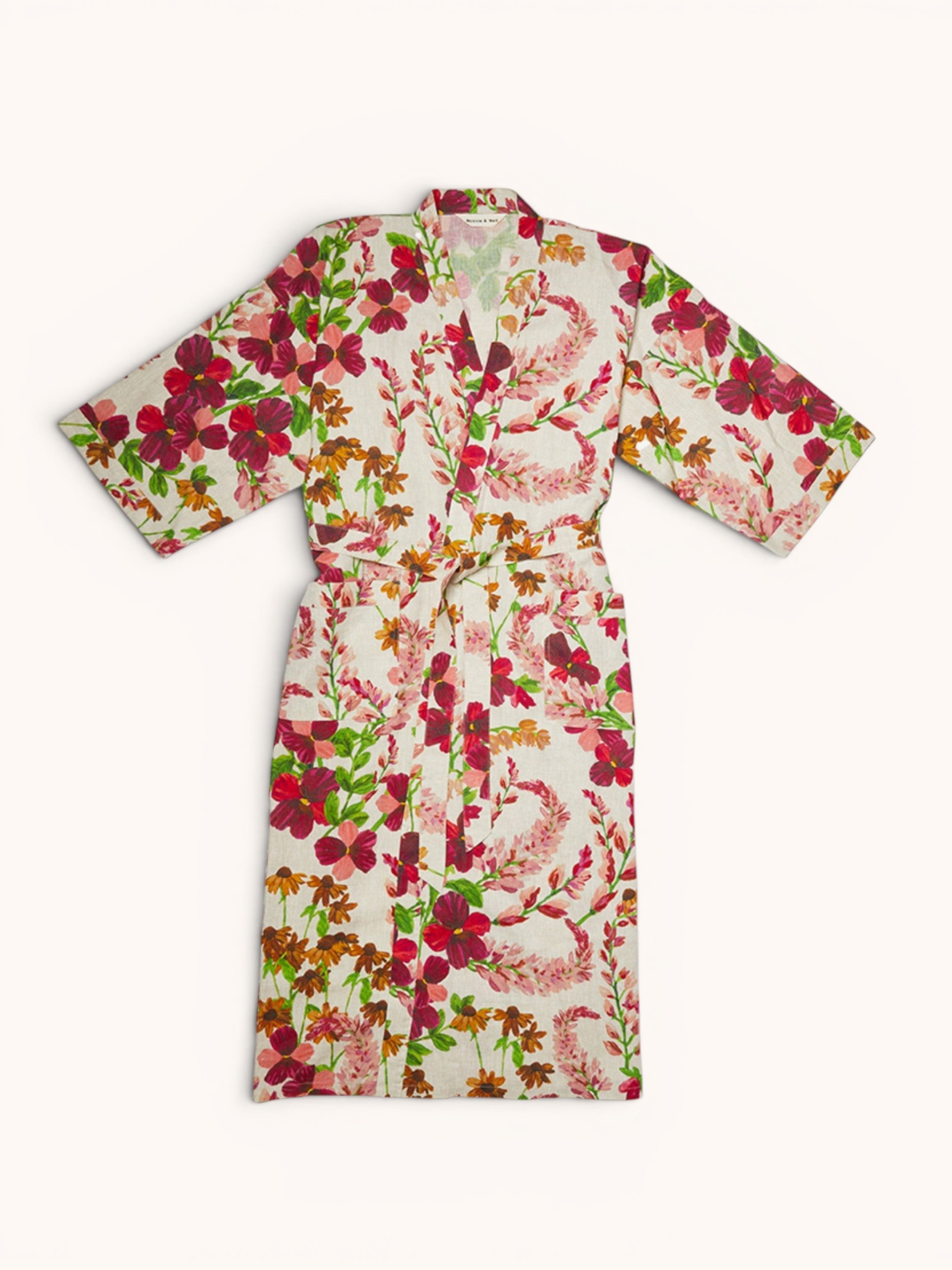 Lupin Multi Linen Robe