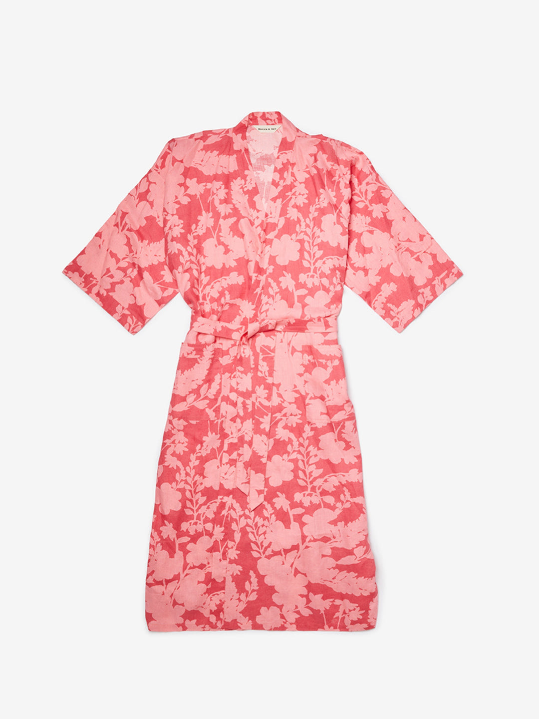 Petal Pink Linen Robe