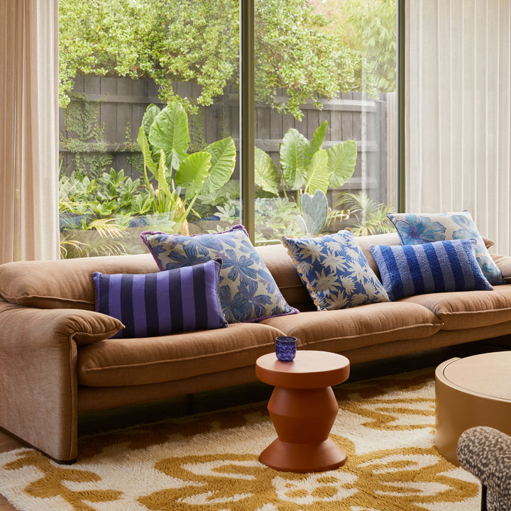 Daisy Mustard Wool Rug
