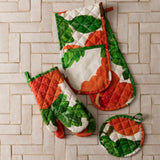 Hibiscus Coral Round Pot Holder