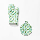 Shell Check Mint Round Pot Holder