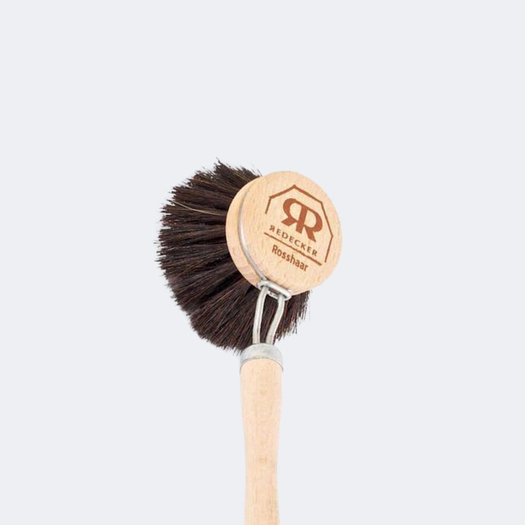 Redecker Dish Brush with Handle - Black