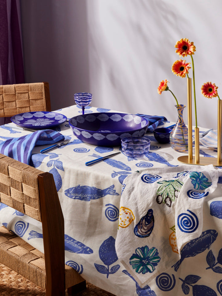 Margot Cobalt Medium Salad Bowl - Almost Perfect