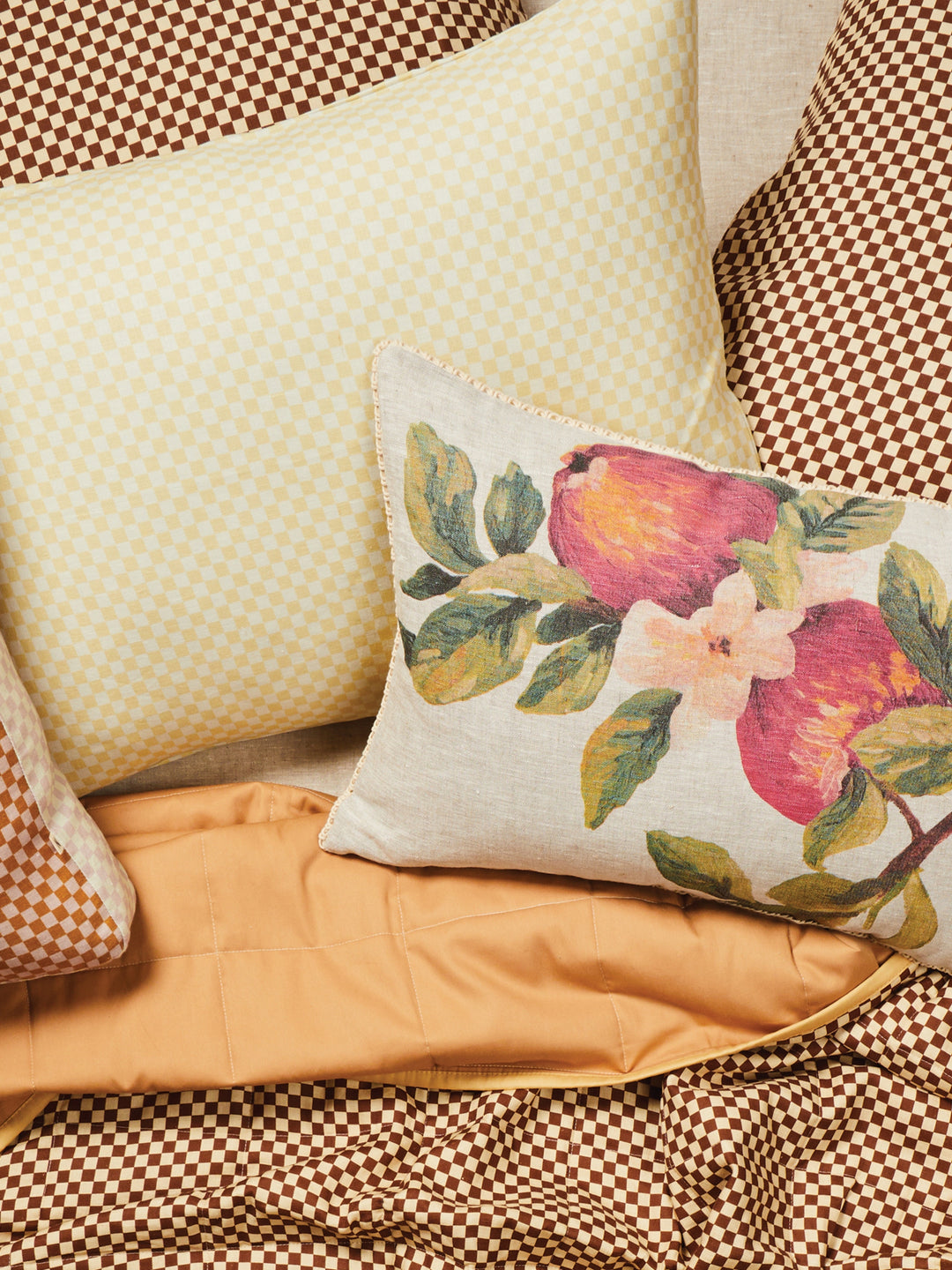 Tiny Checkers Vanilla Pillowcases - Almost Perfect