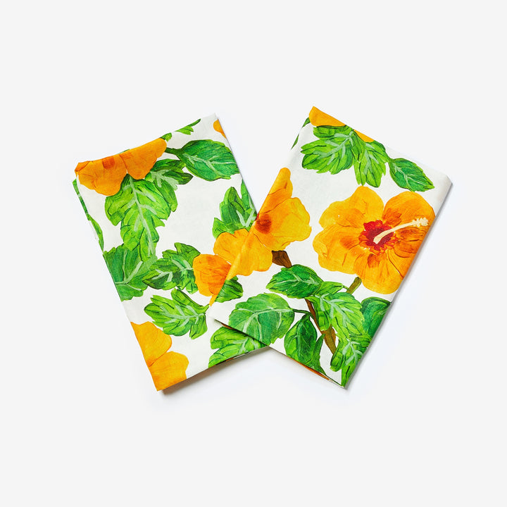 Hibiscus Yellow Standard Pillowcases