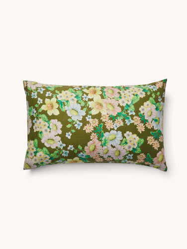 Buttercup Olive Linen Standard Pillowcases