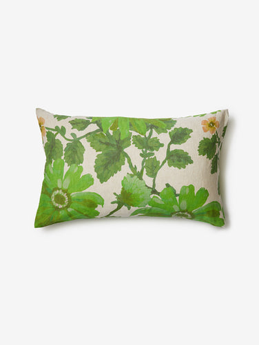 Marigold Leaf Linen Standard Pillowcases
