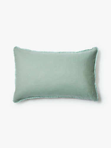 Sage & Khaki Linen Standard Pillowcases