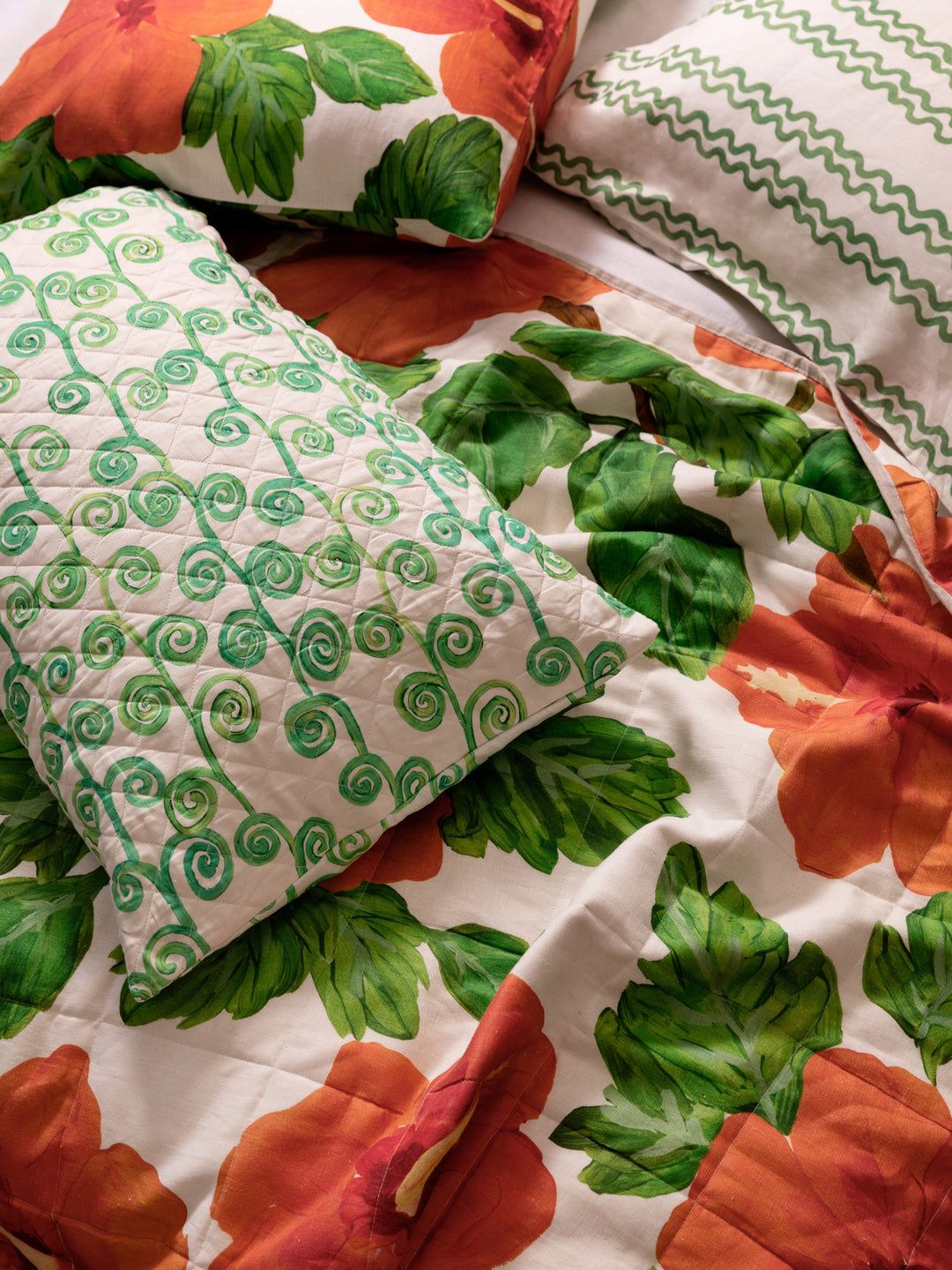 Loop Green Standard Quilted Pillowcases - Almost Perfect