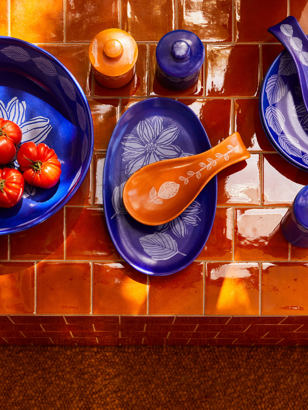 Lemon Tan Spoon Rest - Almost Perfect