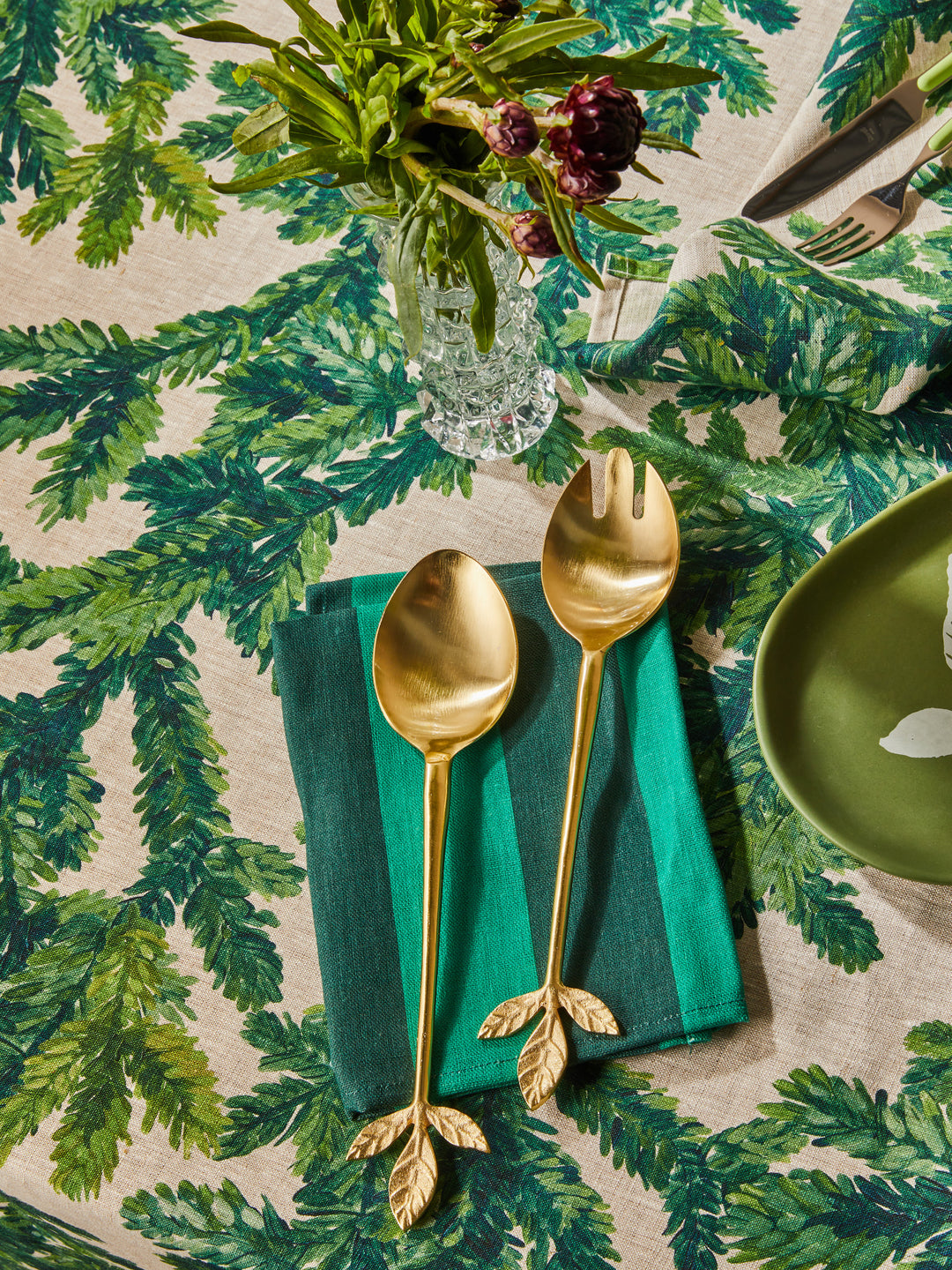 Leaves Salad Servers