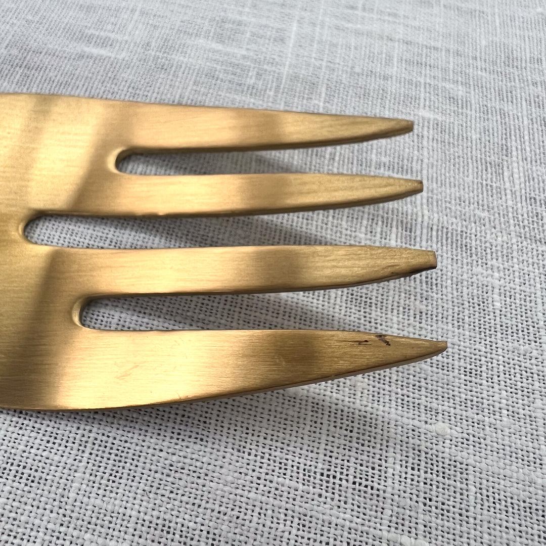 Enamel Candy Pink Salad Servers - Almost Perfect