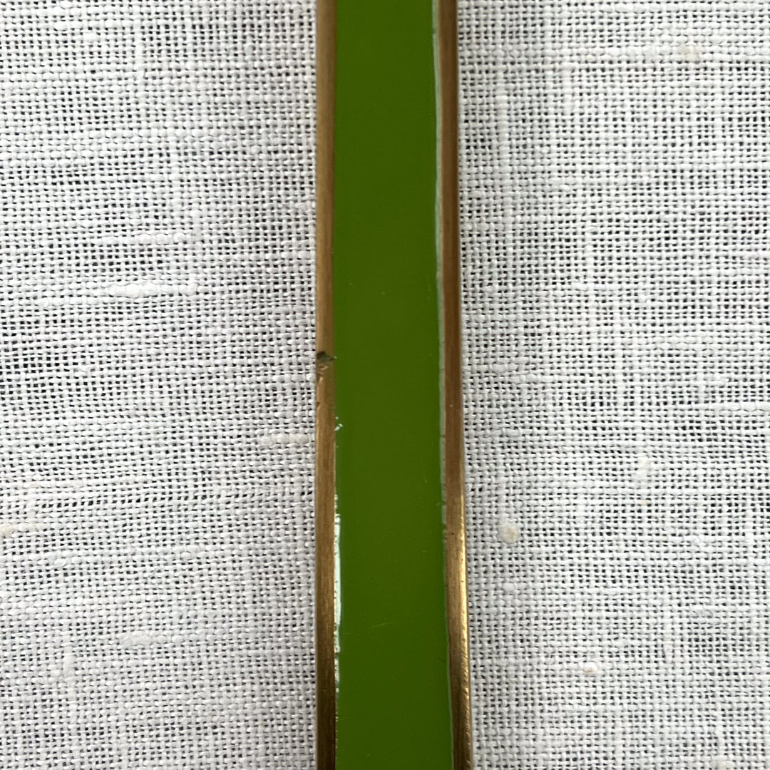 Enamel Sage Salad Servers - Almost Perfect