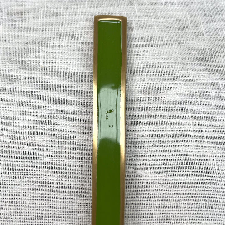 Enamel Sage Salad Servers - Almost Perfect