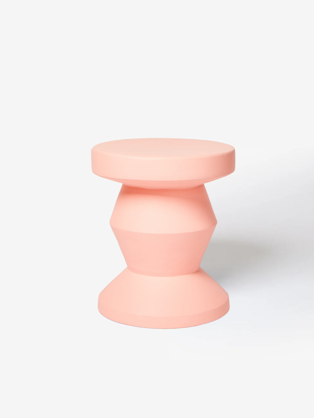 Pedestal Side Table Pink