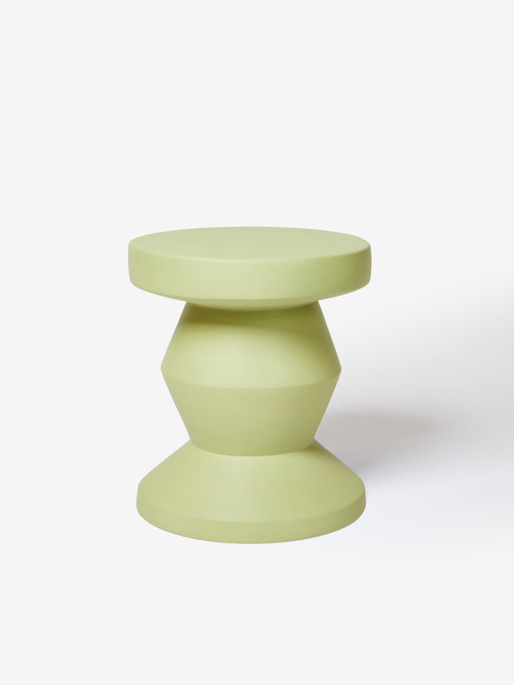 Pedestal Side Table Khaki