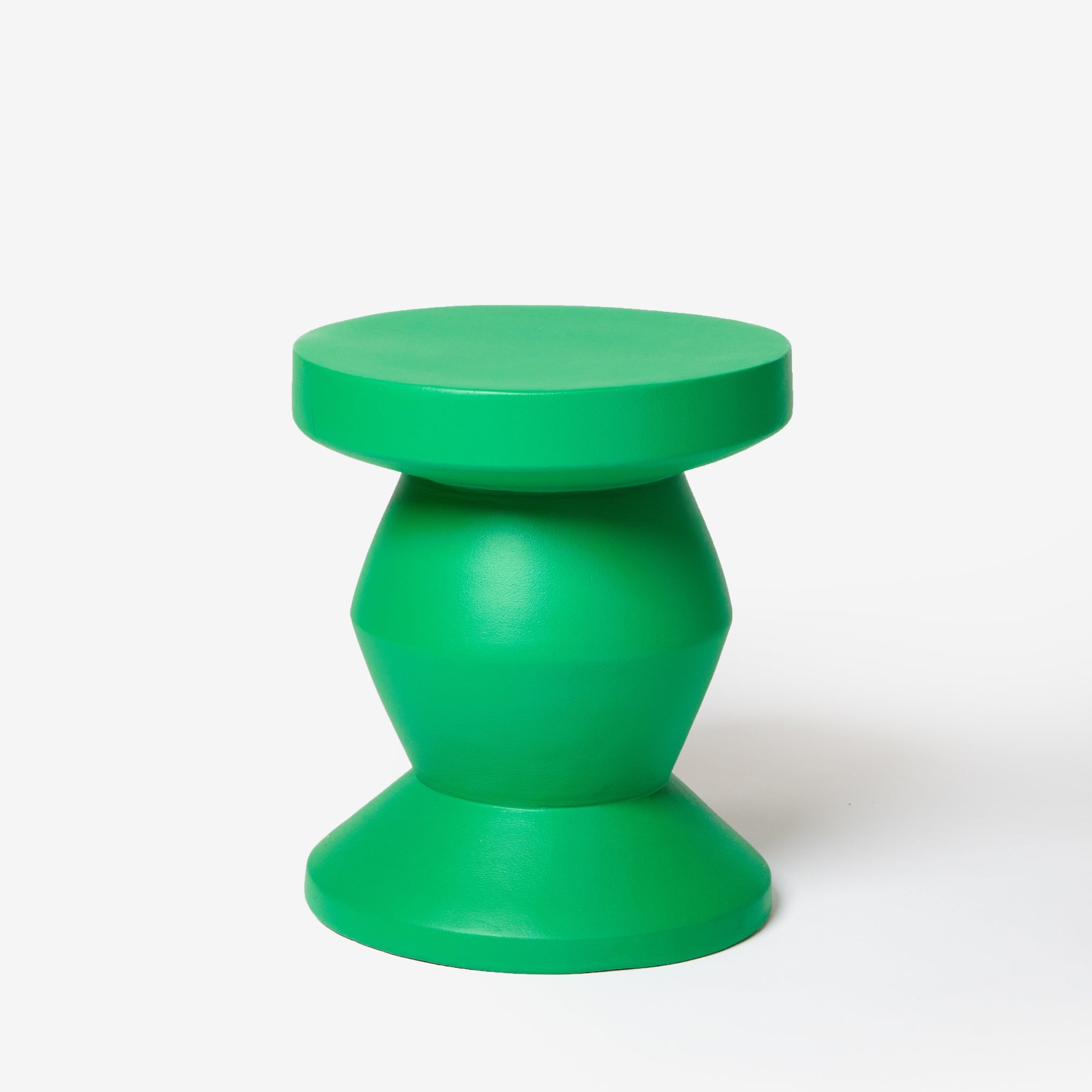 Side Table Pedestal Green
