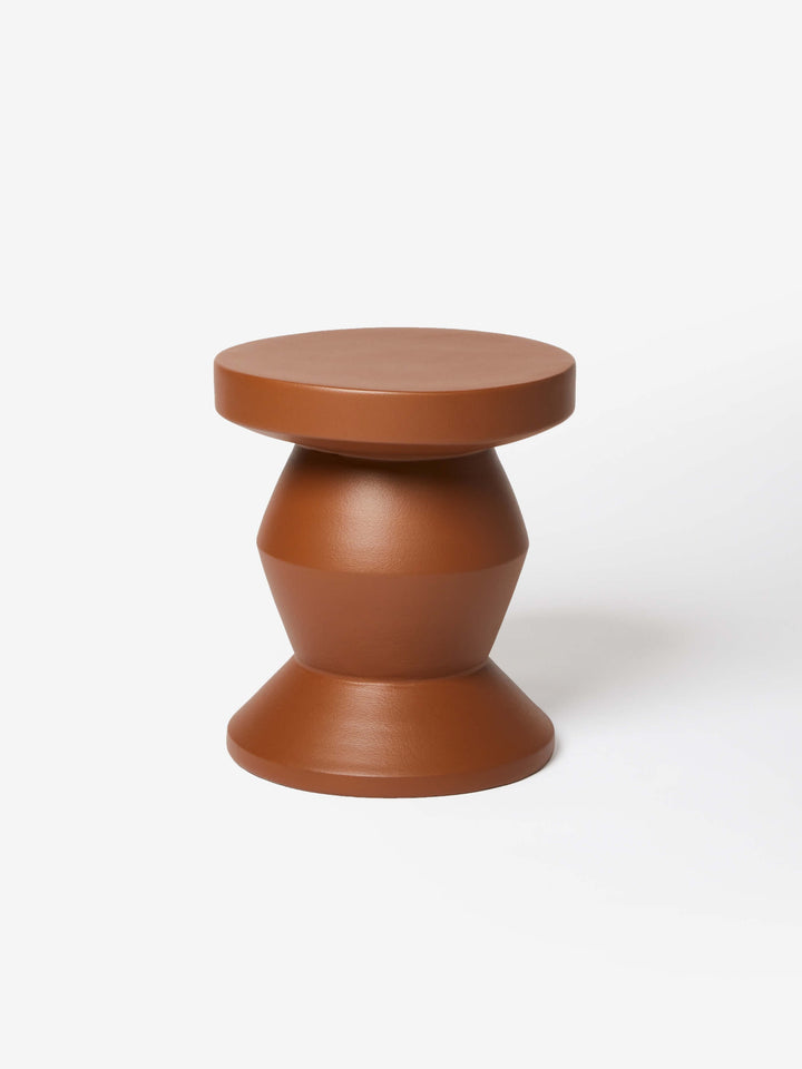 Pedestal Side Table Chocolate