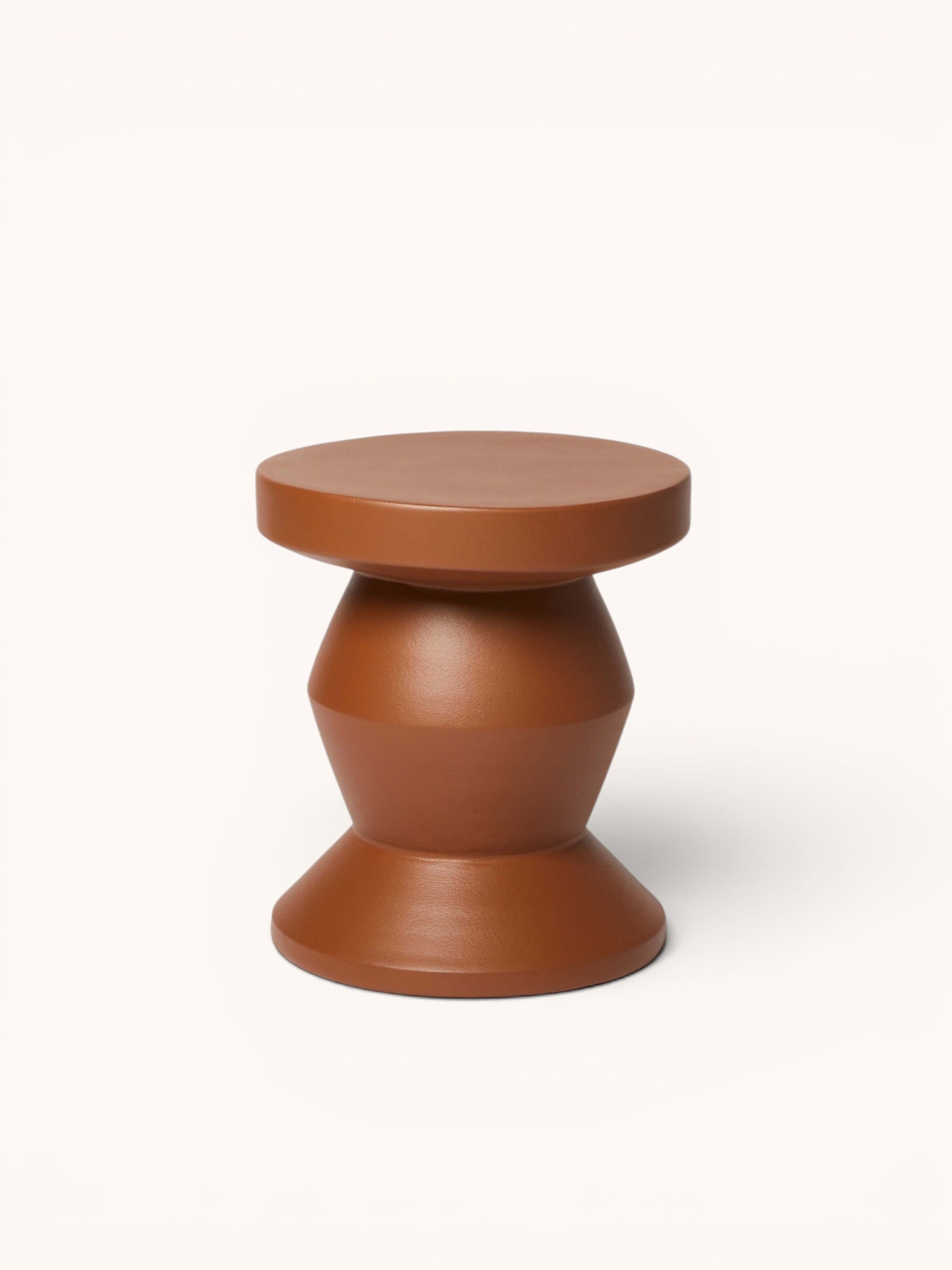 Pedestal Side Table Chocolate