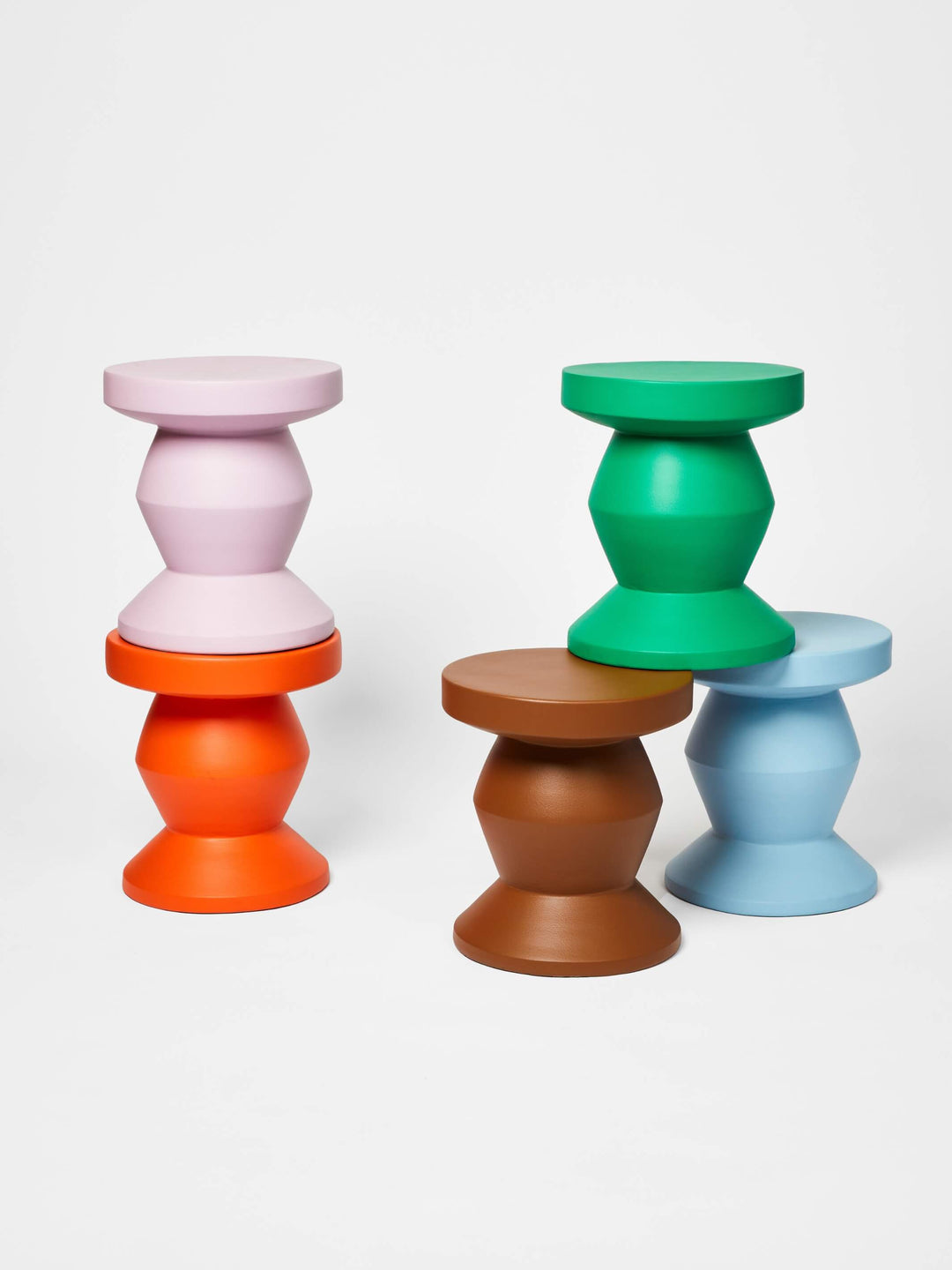 Pedestal Side Table Chocolate