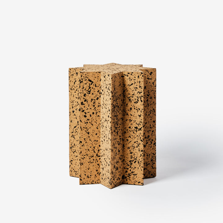 Cork Star Side Table Natural