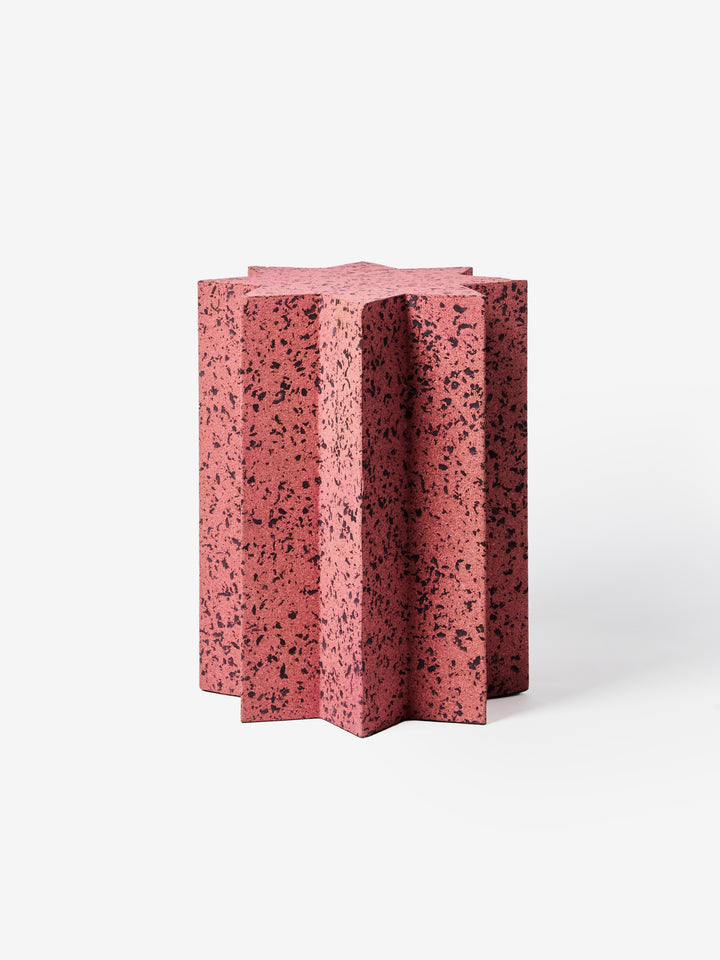 Cork Star Side Table Pink - Almost Perfect