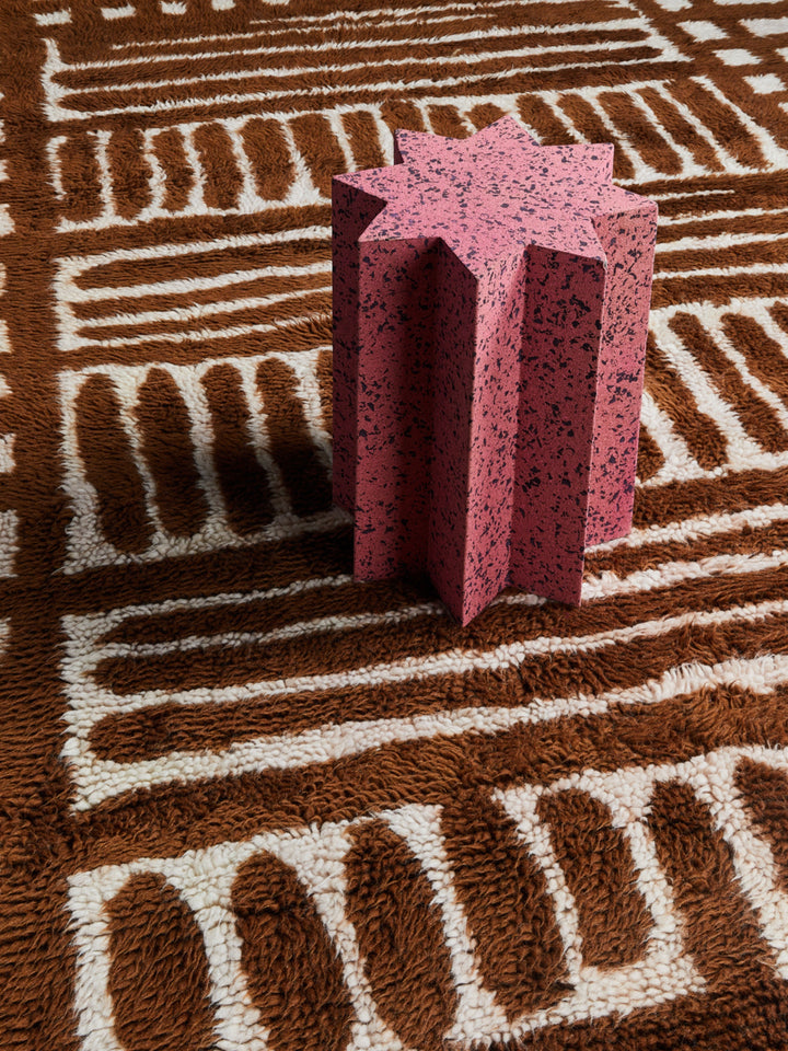 Cork Star Side Table Pink - Almost Perfect