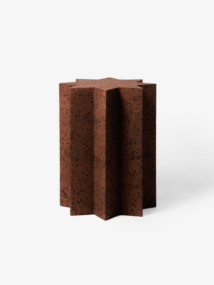 Cork Star Side Table Chocolate - Almost Perfect
