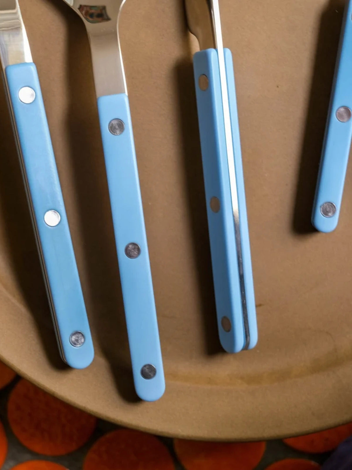 Sabre Paris Bistrot Cutlery Set: Pastel Blue