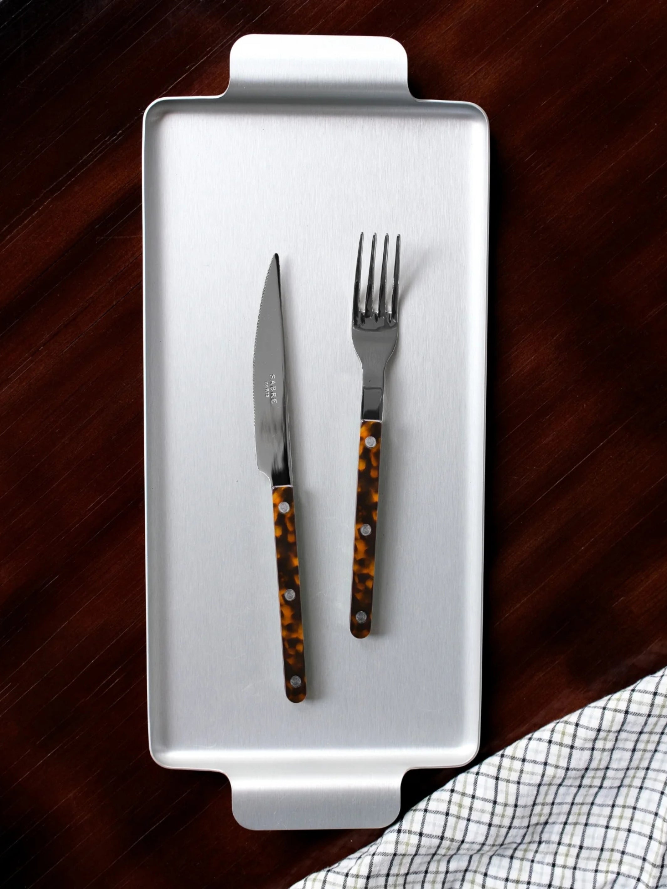 Sabre Paris Bistrot Cutlery Set: Tortoise